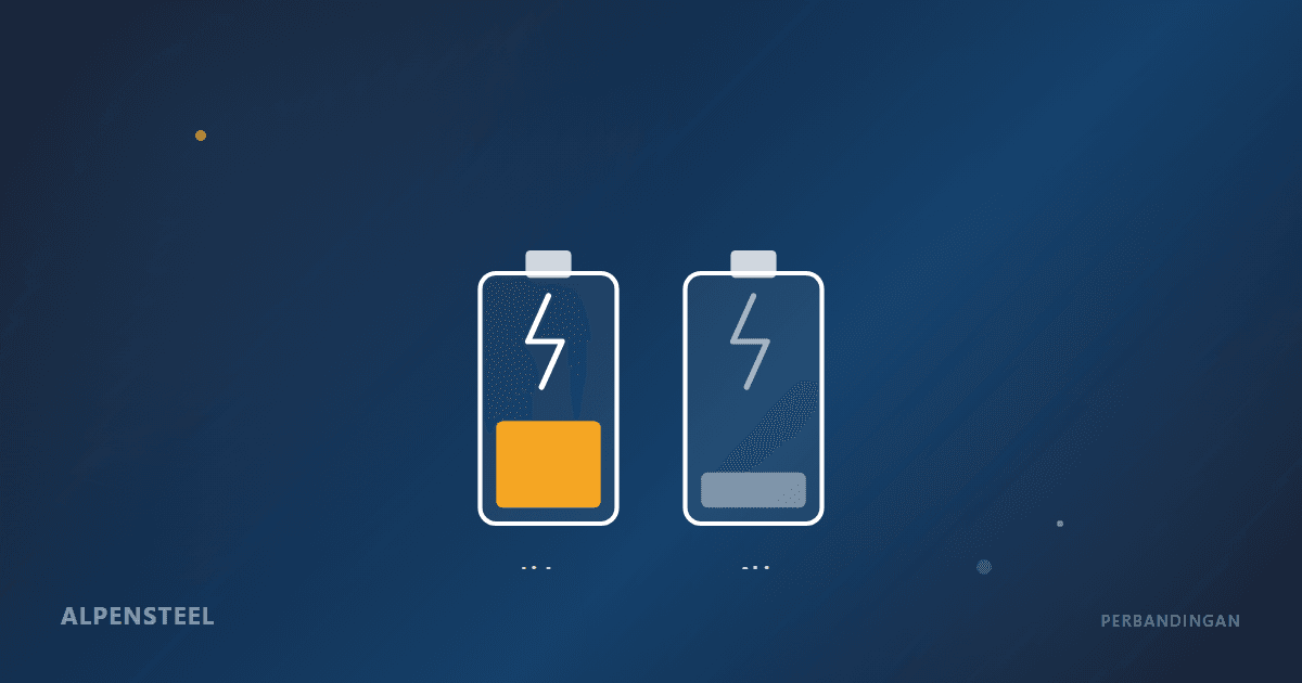 Baterai Lithium vs Aki Basah/AGM untuk PLTS, Mana yang Lebih Sepadan?